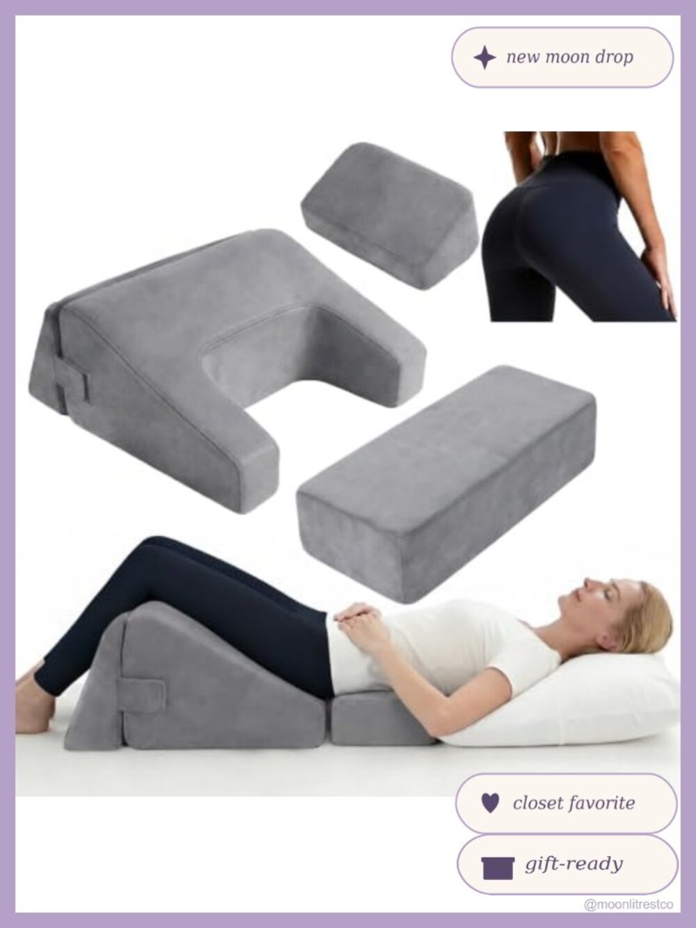 4-in-1 BBL Pillow After Surgery Adjustable Sleeping Support Set